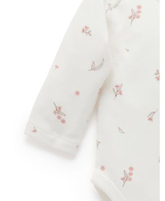 Baby Girls Easy Neck L/S Bodysuit 2 pack