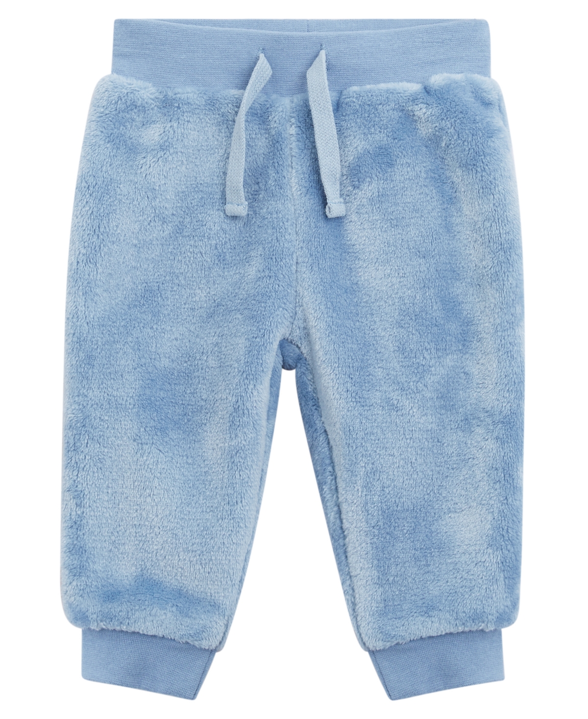 GUESS BABY BOY PLUSH VELOUR TOP AND PANT, 2-PIECE SET 