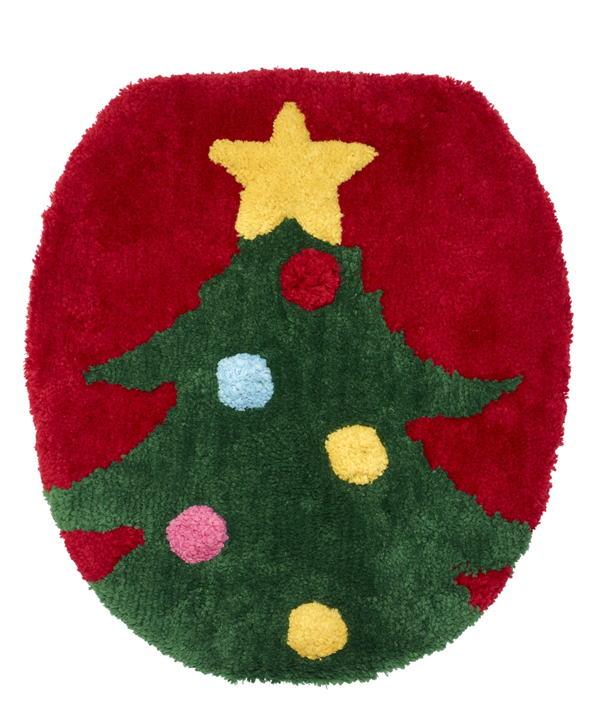 Avanti Christmas Tree Polyester Bath Rug Se In Multi Color