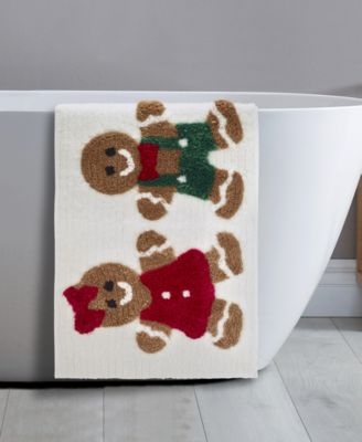 Gingerbread Friends Bath Rug, 32" x 20"