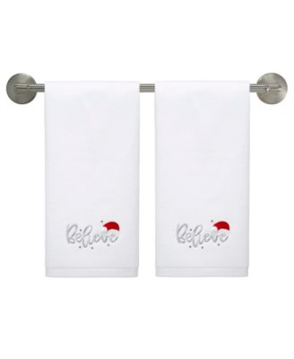 Believe Cotton Hand Towel Set, 28" x 16"