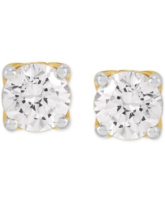 IGI Certified Lab Grown Diamond Stud Earrings (1/2 ct. t.w.) in 14k White Gold or 14k Gold
