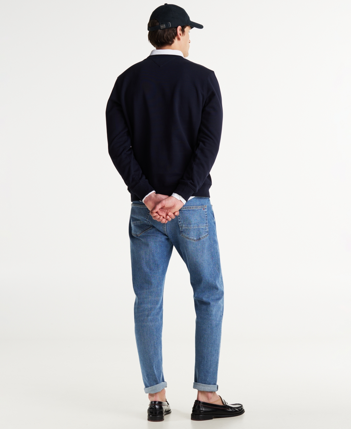 Shop Tommy Hilfiger Men's Flags Logo Graphic Sweatshirt In Desert Sky