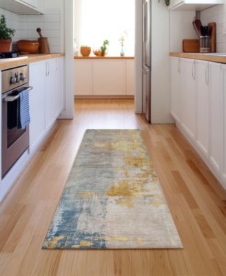 Bresca Washable BC4 2'3''x7'6'' Runner Area Rug