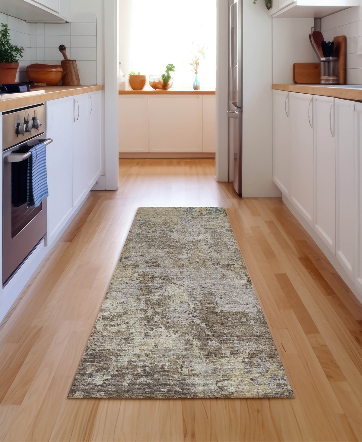 Dalyn Bresca Washable Bc6 2'3''x7'6'' Runner Area Rug In Beige