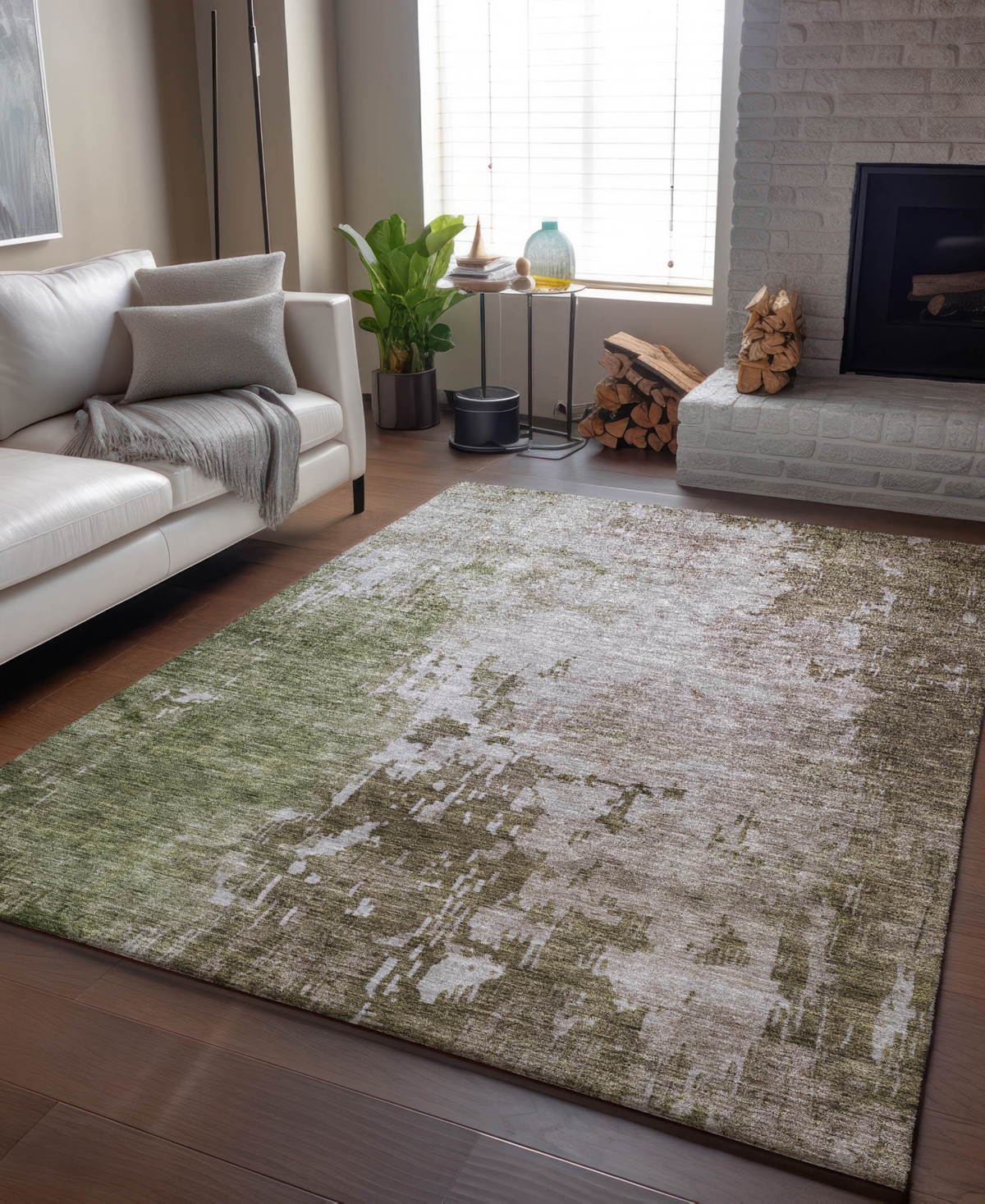 Dalyn Bresca Washable Bc3 3'x5' Area Rug In Brown