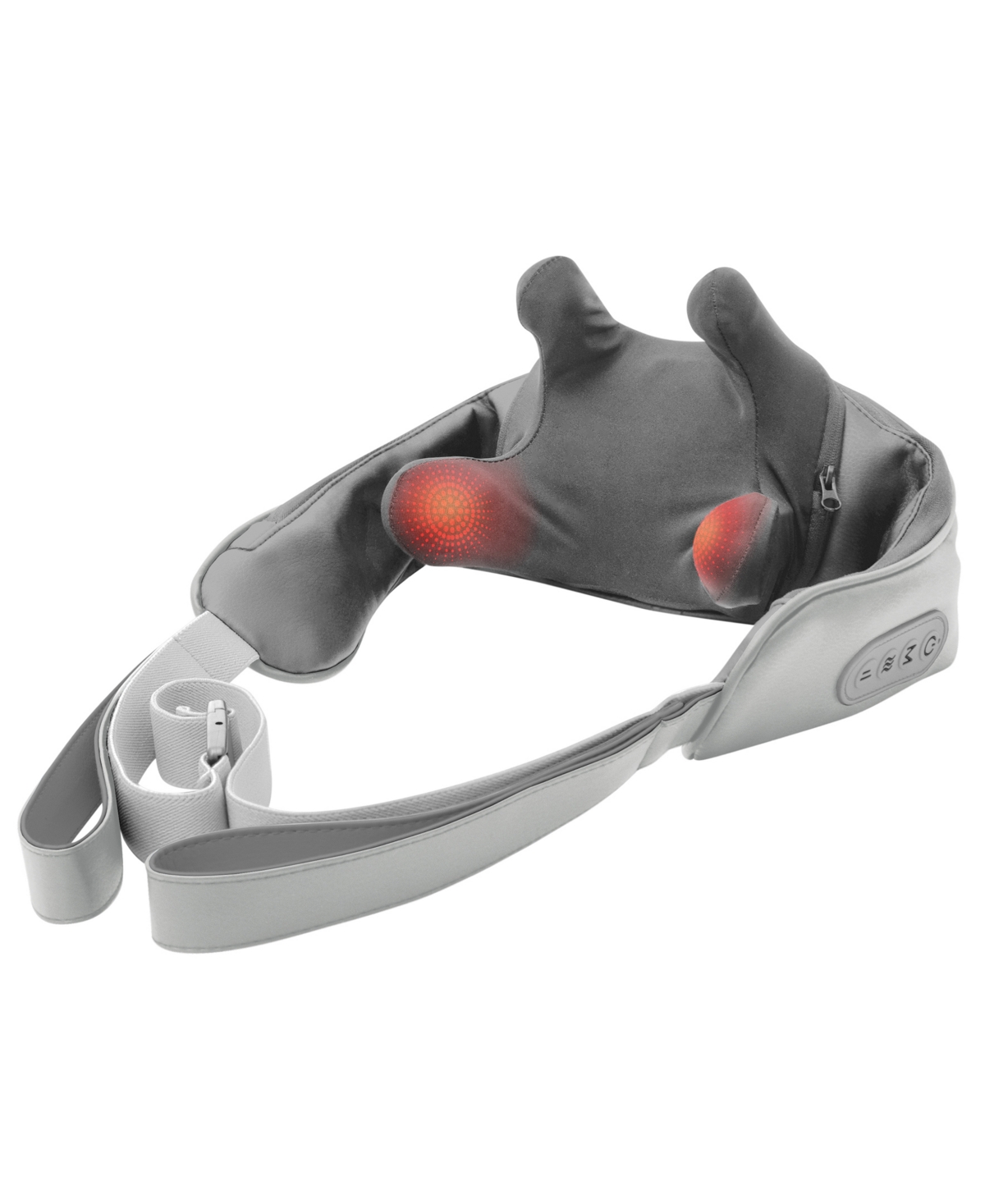 Homedics Hands Free Kneading Neck Shoulder Massager With Heat In Gray