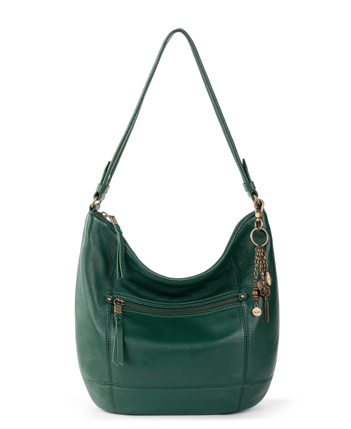 The Sak Women s Sequoia Leather Hobo Bag Stone Multi Eyelet Smart Closet