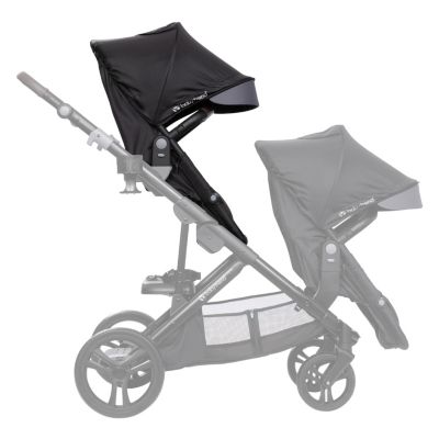 Baby Second Seat for Morph Single to Double Stroller - Dash Grey