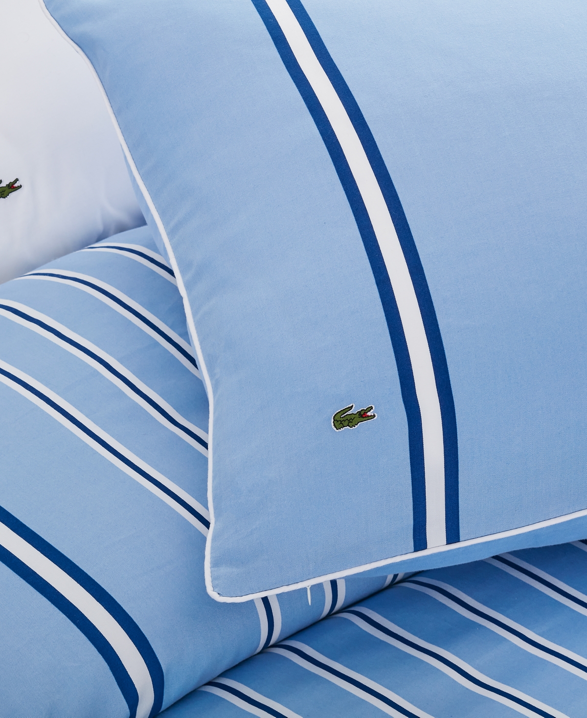 Lacoste Home Stripe 2-pc. Comforter Set, Twin In Blue