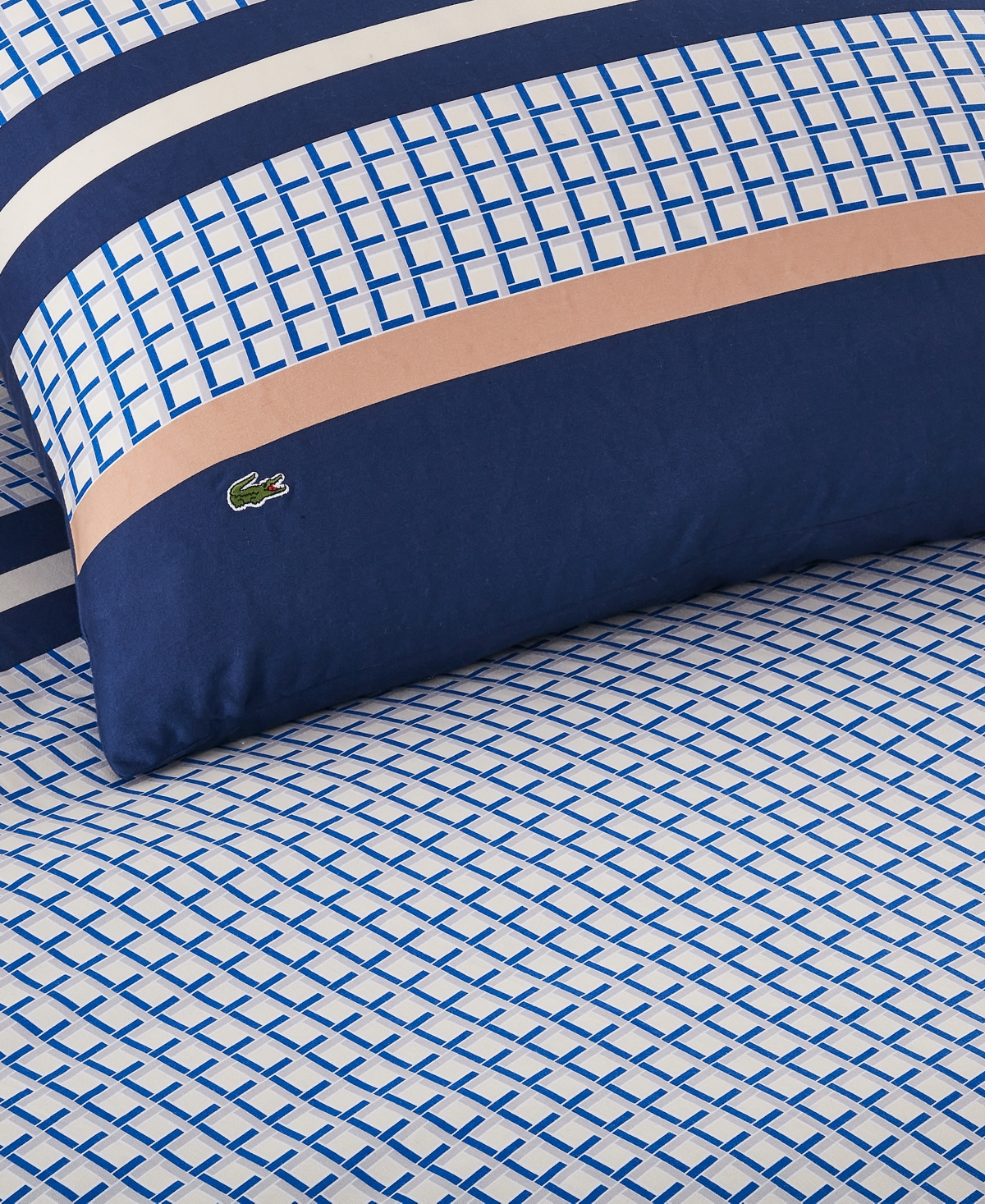 Lacoste Home Micro Logo 2-pc. Comforter Set, Twin In Navy