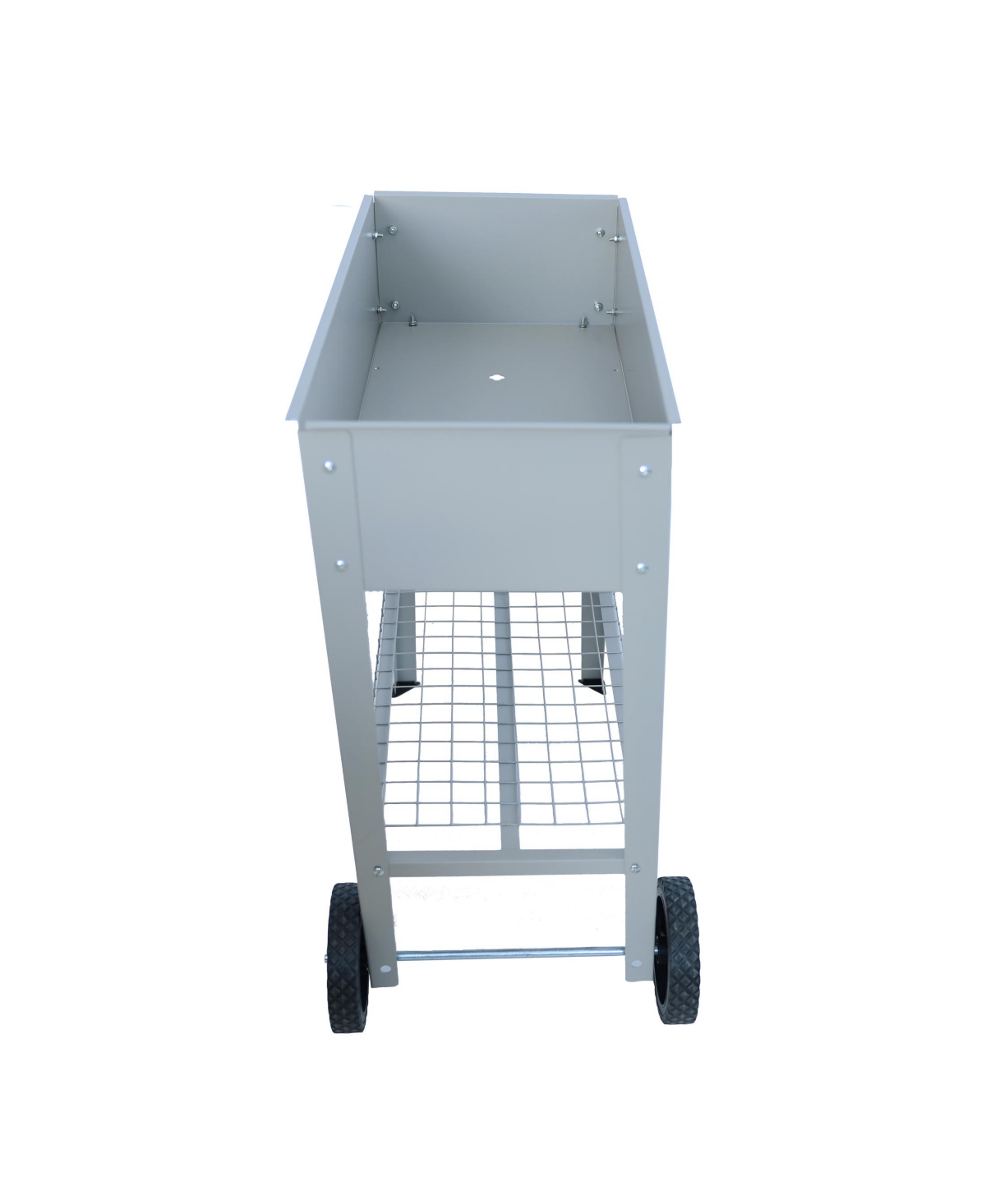 Streamdale Furniture Aveyas Mobile Metal Raised Garden Bed Cart with Legs, Elevated Tall Planter Box with Wheels for Outdoor Indoors House Patio Backy