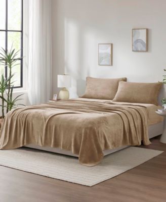 Soloft Plush Micro-Fleece 4-Pc. Sheet Set, Full