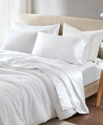 Satin Luxury 4-Pc. Sheet Set, Twin