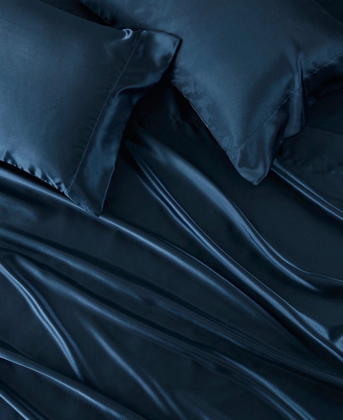Madison Park Essentials Satin 6-pc. Sheet Set, Queen In Midnight Blue