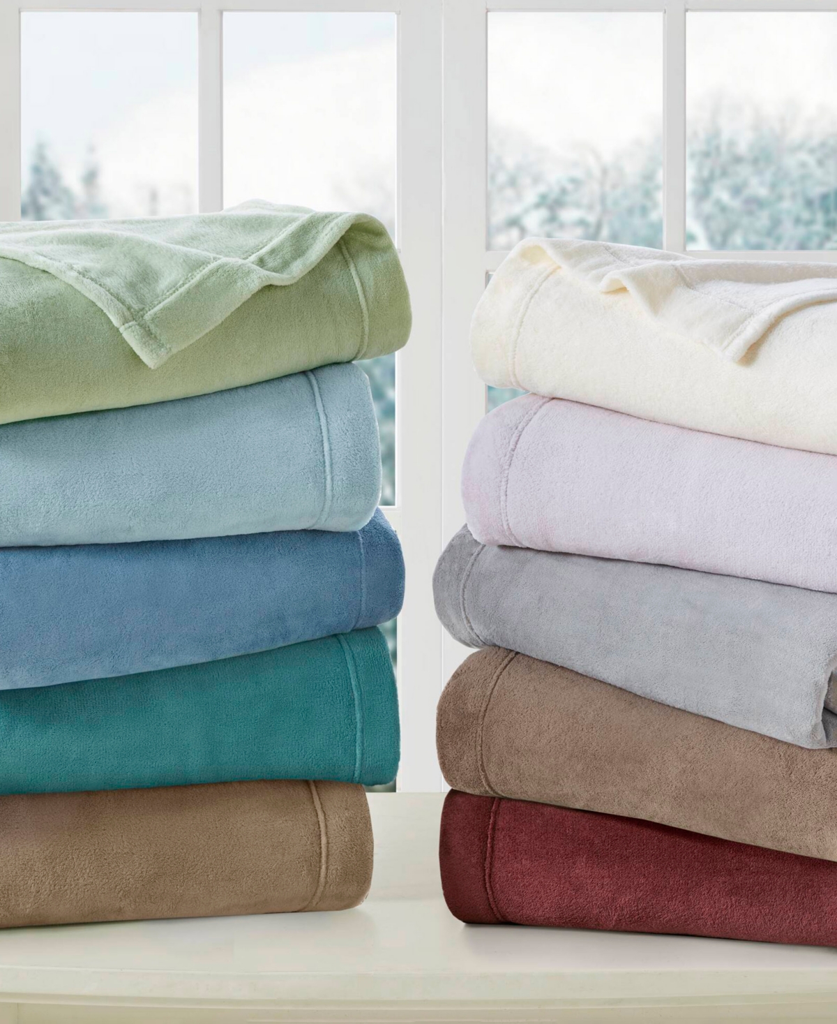 Shop Sleep Philosophy Soloft Plush Micro-fleece 4-pc. Sheet Set, Queen In Burgundy