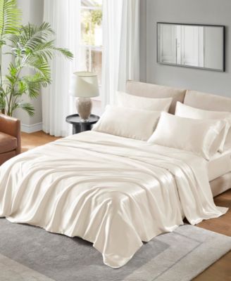 Satin Luxury 7-Pc. Sheet Set, Split King