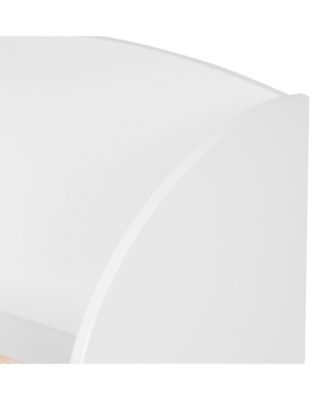 Children's Multi-Functional 3-Shelf Bookcase Toy Storage Bin, White