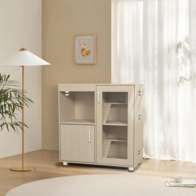 Streamdale 4-Tier Hamster Cage with Storage & Acrylic Windows