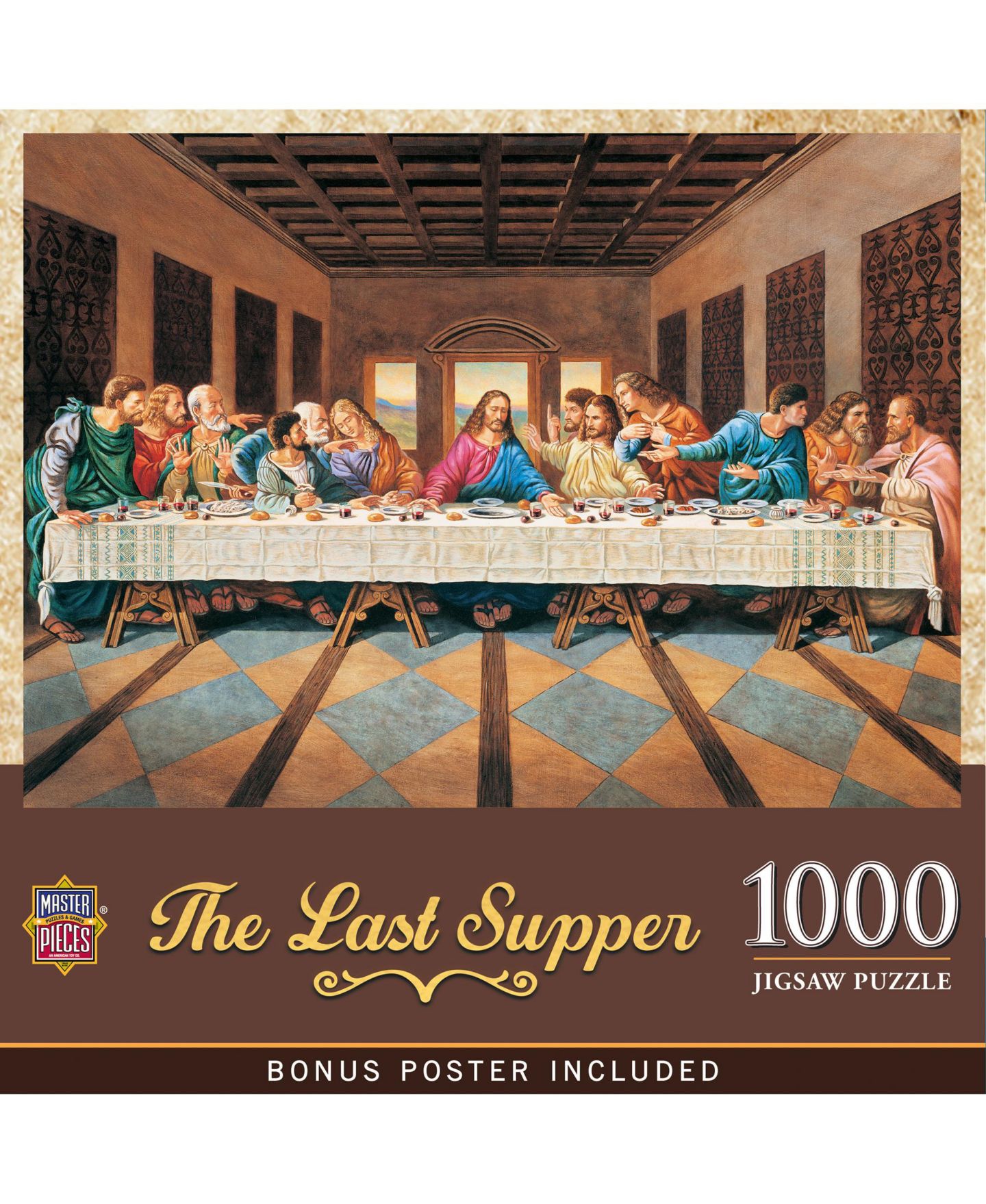 Детская игрушка MasterPieces Puzzles Inspirational - The Last Supper 1000 Piece Jigsaw Puzzle — фото 1