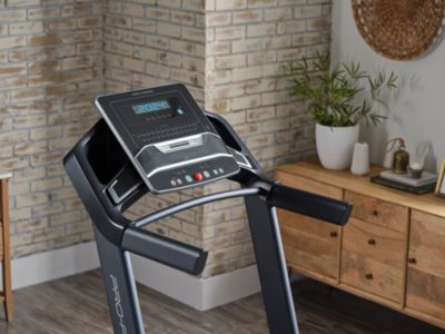 Carbon TLX Treadmill for Walking and Running with Built-In Fan and SpaceSaver Design