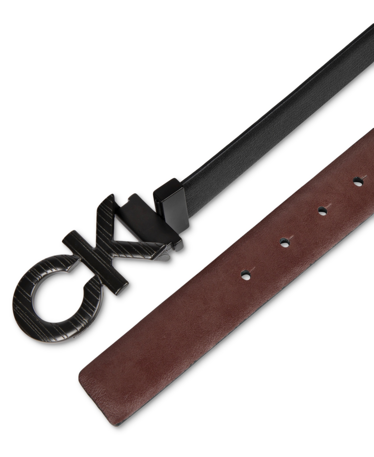 Calvin Klein Men's Monogram Ck Belt -burg
