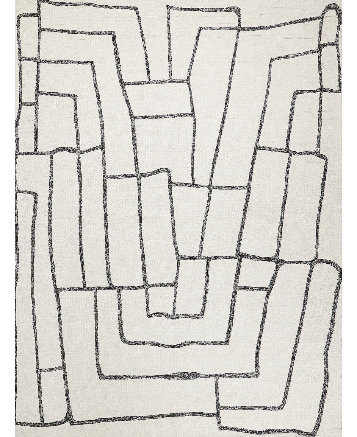 Exquisite Rugs Tangiers 6843 Area Rug, 6' X 9' In Ivory