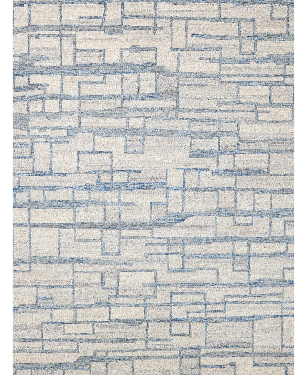 Exquisite Rugs Naturals 6780 6'x9' Area Rug In Blue,ivory
