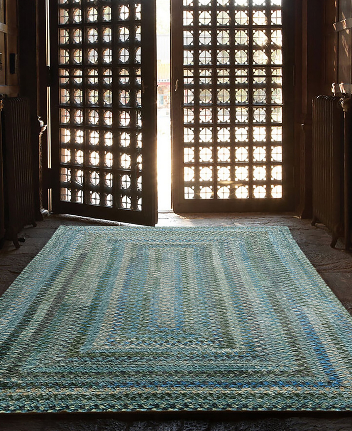 Capel Synergy 0225 2'x8' Runner Area Rug In Mist,sage
