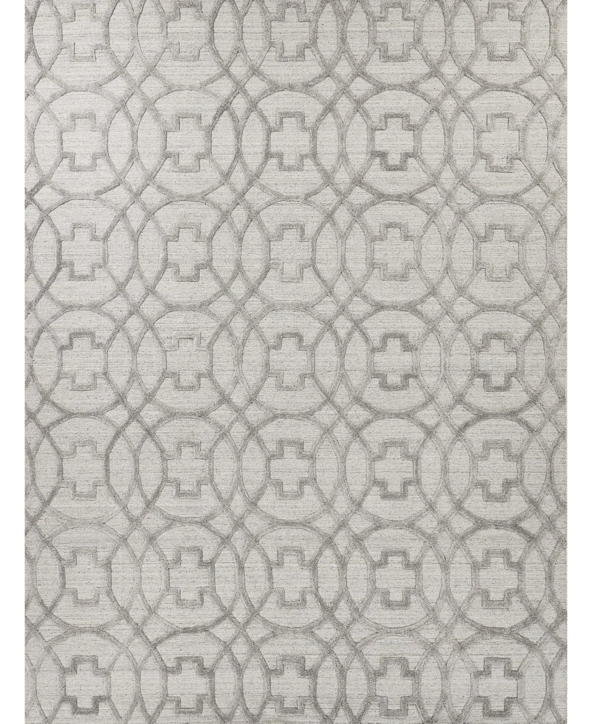 Exquisite Rugs Windsor 2448 Area Rug, 6' X 9' In Silver