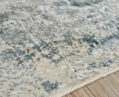 Exquisite Rugs Roset 2540 Rug Collection In Blue,ivory