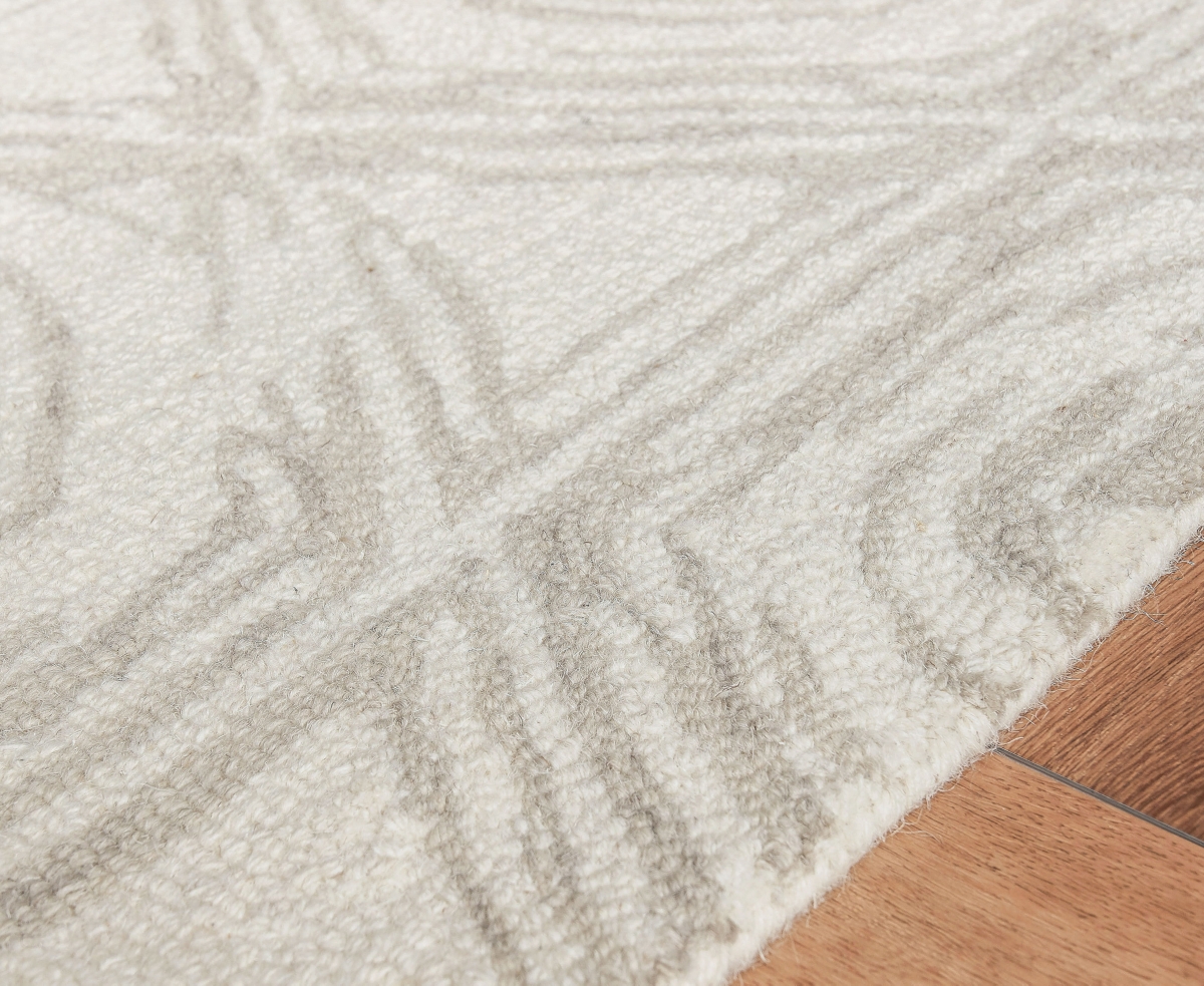 Exquisite Rugs Caprice 2707 6'x9' Area Rug In Silver