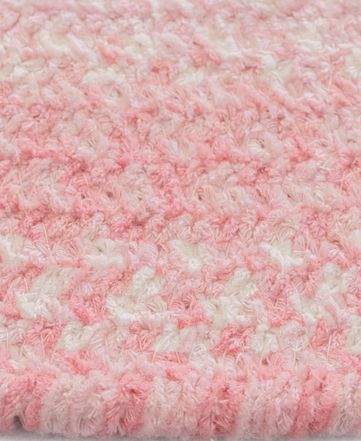 Capel Bambini 0377 2'x8' Oval Runner Area Rug In Pink