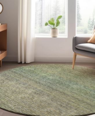 Trevi Washable TV11 8'x8' Round Area Rug