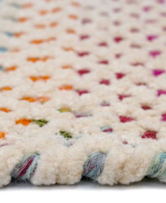 Dramatic Static 0027 2'x8' Runner Area Rug