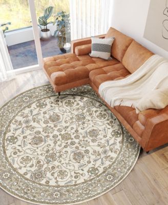 Hatay Washable HY1 8'x8' Round Area Rug