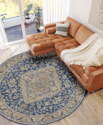 Hatay Washable HY3 8'x8' Round Area Rug