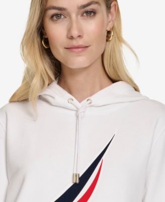 Nautica Jeans Nautica Women's Solid Logo Pullover Sweatshirt