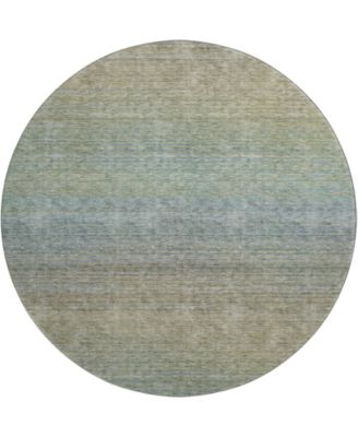 Trevi Washable TV11 8'x8' Round Area Rug