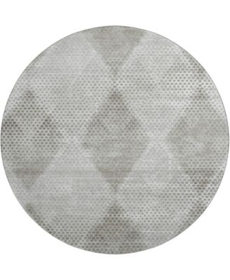 Trevi Washable TV4 8'x8' Round Area Rug