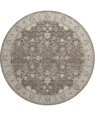 Hatay Washable HY9 8'x8' Round Area Rug
