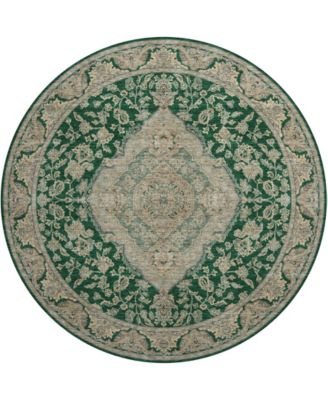 Hatay Washable HY3 8'x8' Round Area Rug