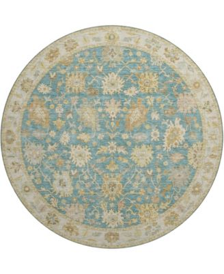 Hatay Washable HY2 8'x8' Round Area Rug