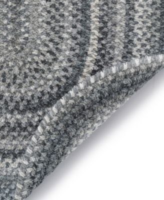 Bambini 0377 2'x8' Oval Runner Area Rug