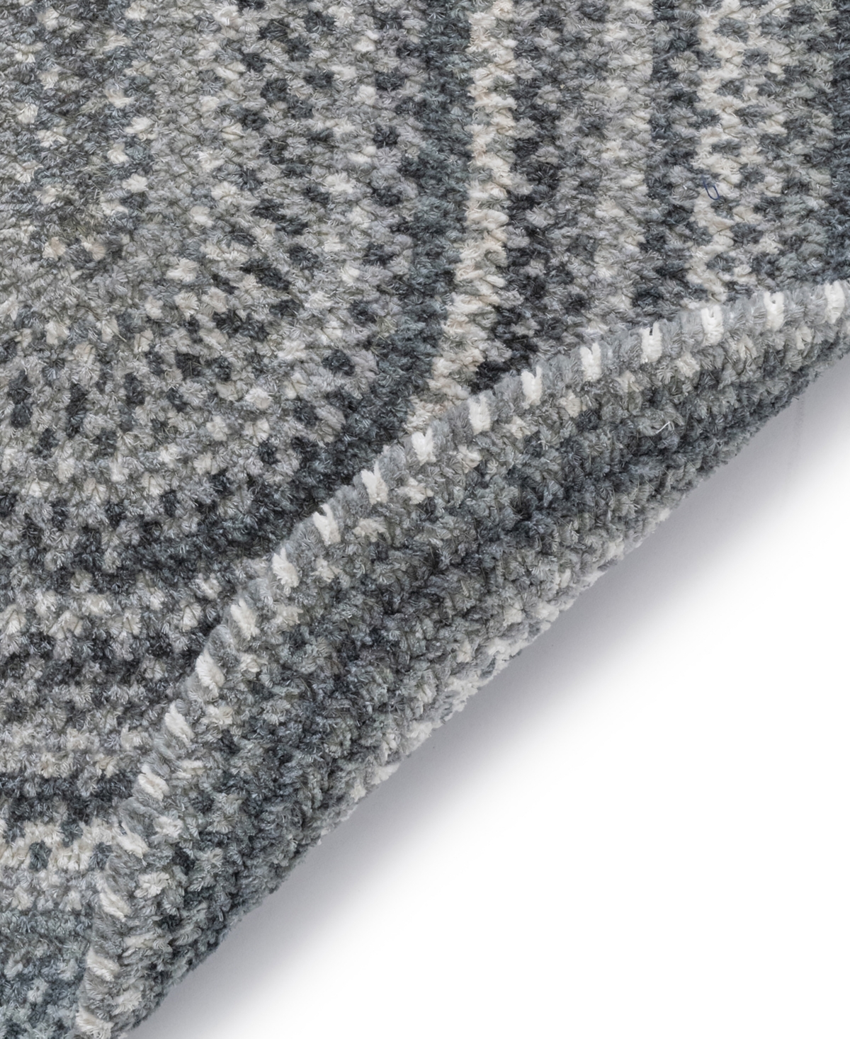 Capel Bambini 0377 2'x8' Oval Runner Area Rug In Gray