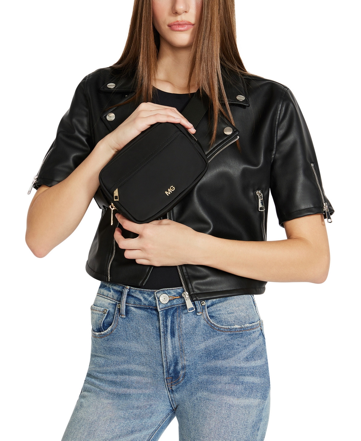 Madden Girl Wren Fanny Pack Bag In Black