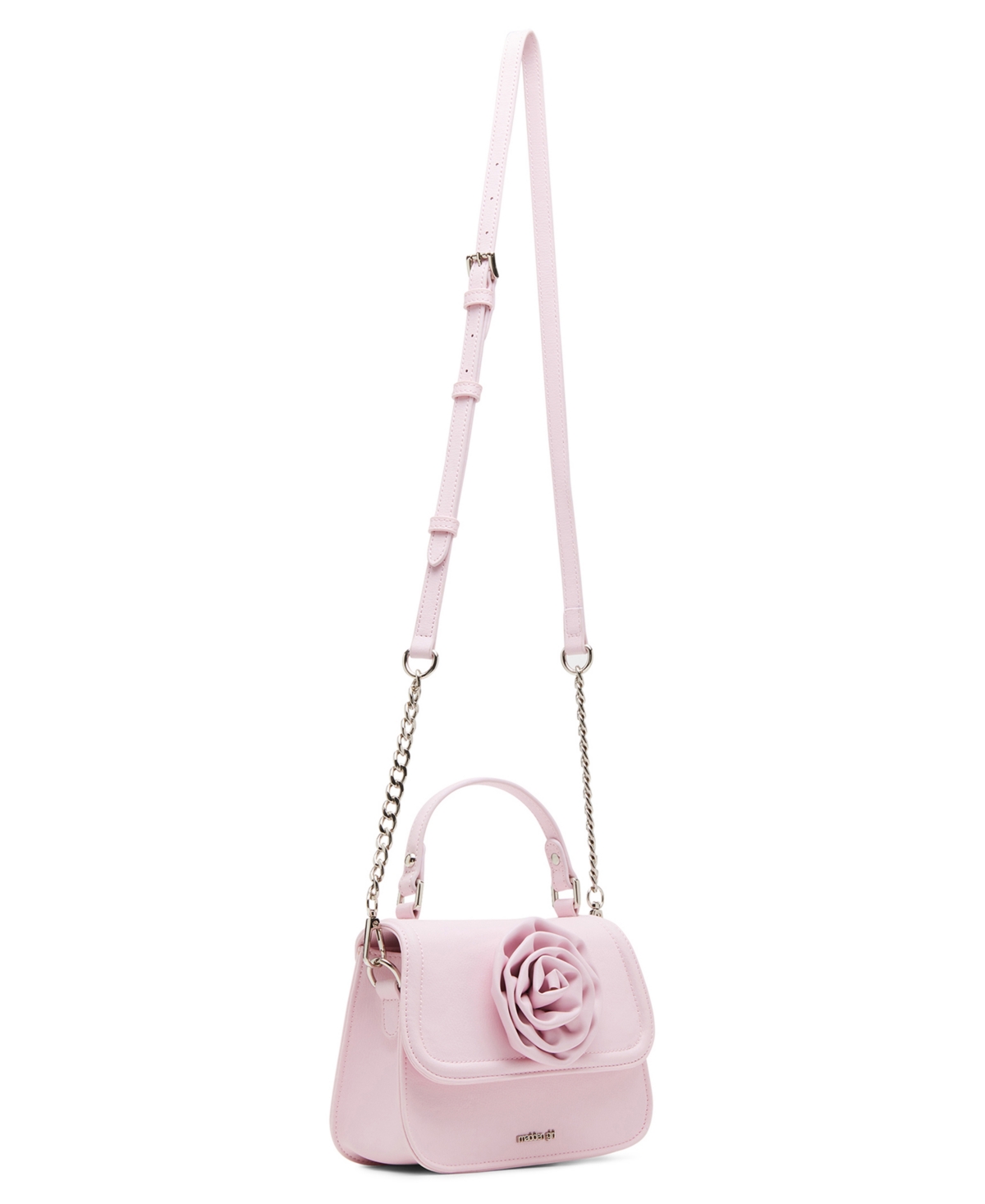 Madden Girl Rose with Rosette Top Handle Satchel Bag