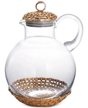Michael Aram Lidded Palm Pitcher