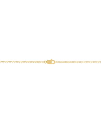 Lab Grown Diamond 17" Lariat Necklace (1/2 ct. t.w.) in 14k Gold-Plated Sterling Silver