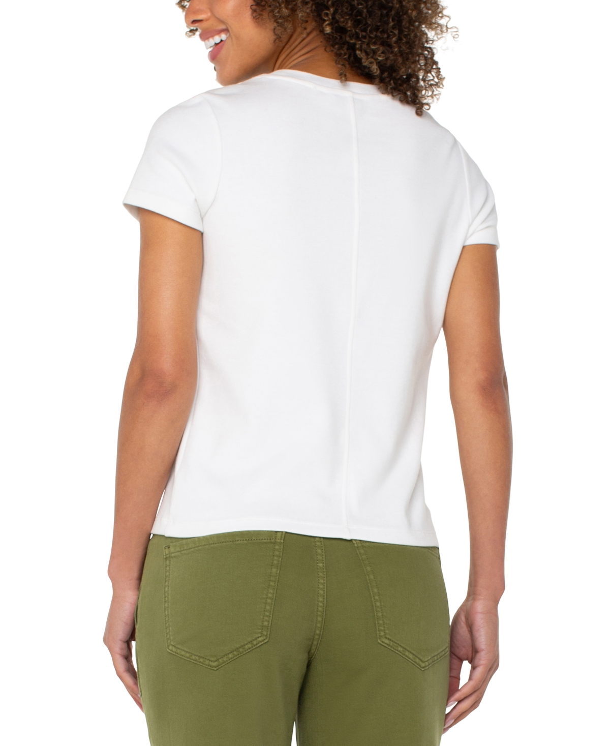 Liverpool Los Angeles Crewneck Tee In White
